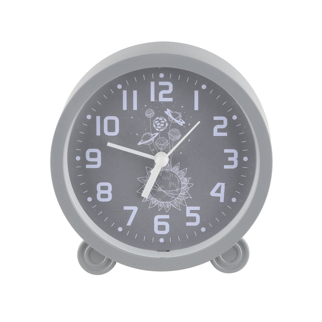 Classic Round Alarm Clock Side View — Wholesale Household Goods Supplier Calgary Alberta Canada