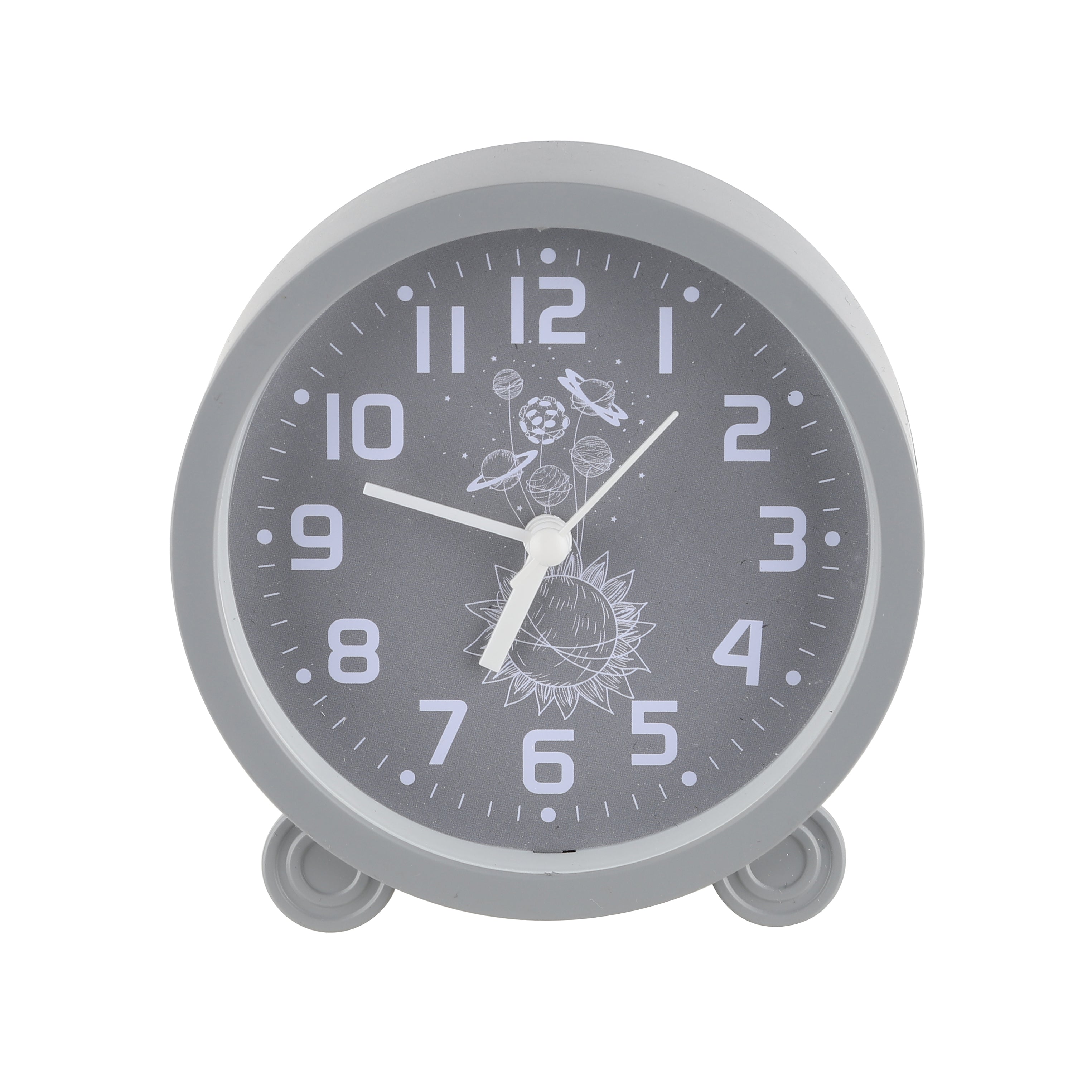 Classic Round Alarm Clock Side View — Wholesale Household Goods Supplier Calgary Alberta Canada