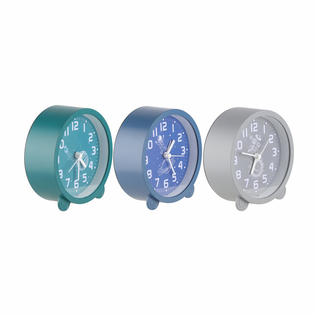 Round Alarm Clock Assorted Colors Packaged — Stock Up Wholesale Home Accessories for Convenience Stores Calgary Alberta