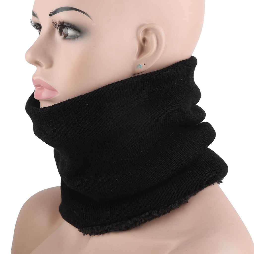 Fleece Neck Scarf Close-Up Soft Fabric — Stock Up Wholesale Winter Gear for Grocery Stores Canada