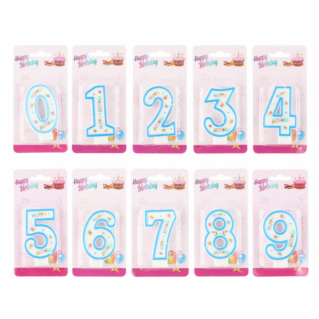 Birthday Candles Close-Up Mixed Colors — B2B Wholesale Party Supplies Distributor Canada