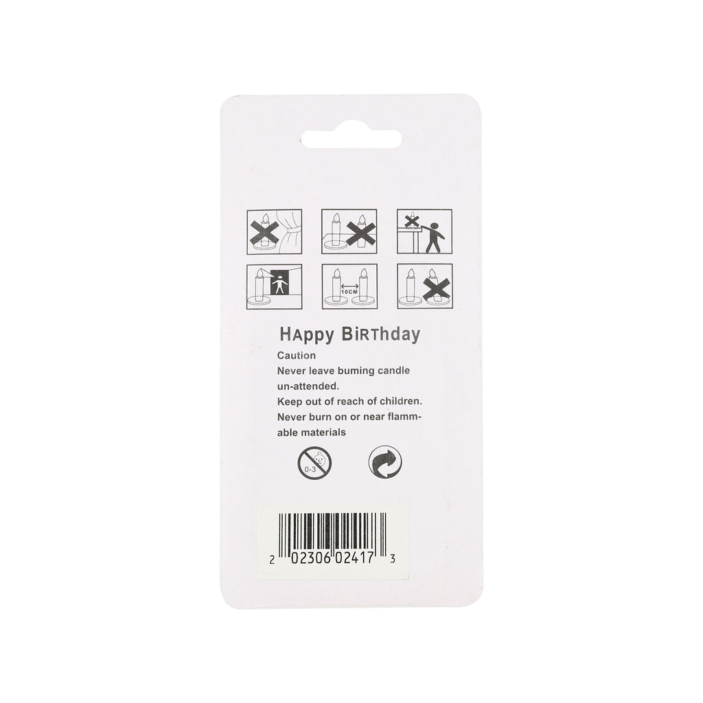 Birthday Number Candles Mixed Colors Packaged — Order Wholesale Party Supplies Calgary
