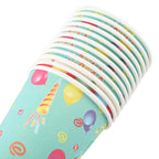 Birthday Cups Close-Up Colorful Designs — B2B Wholesale Disposable Party Supplies Canada