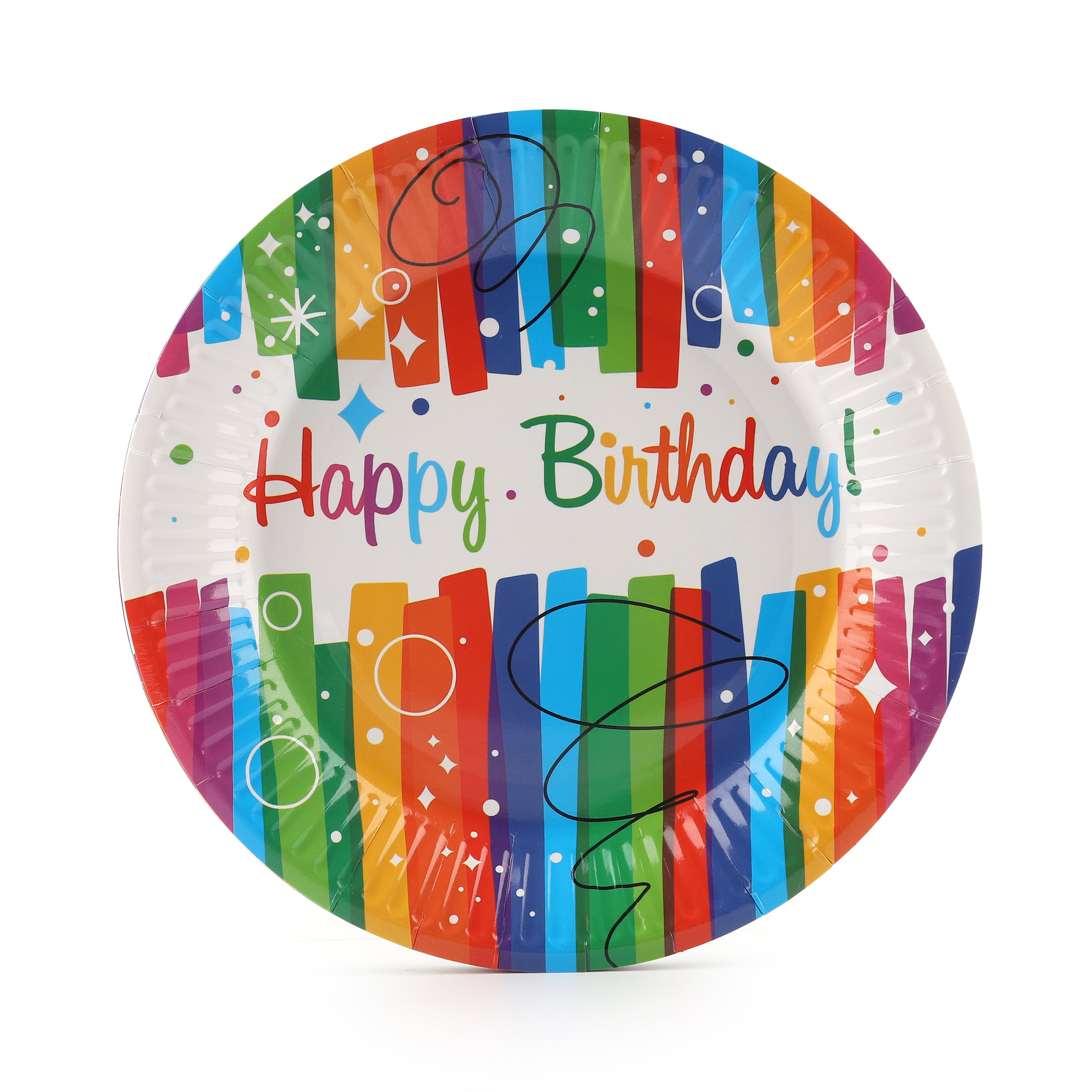 Birthday Plates 10pc Pack Packaged — Wholesale Party Supplies Calgary Alberta