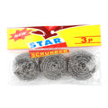 Order Wholesale Stainless Steel Scrubber 3-Pack 6cm — Buy Bulk Steel Wool Scrubbers for Restaurants Canada