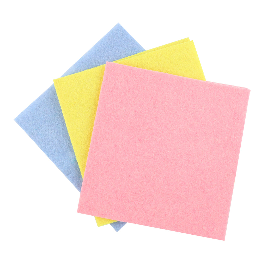 Buy Bulk Non-Woven Microfibre Cloths Mixed Colors — B2B Wholesale Janitorial Products Supplier Canada CAD Pricing