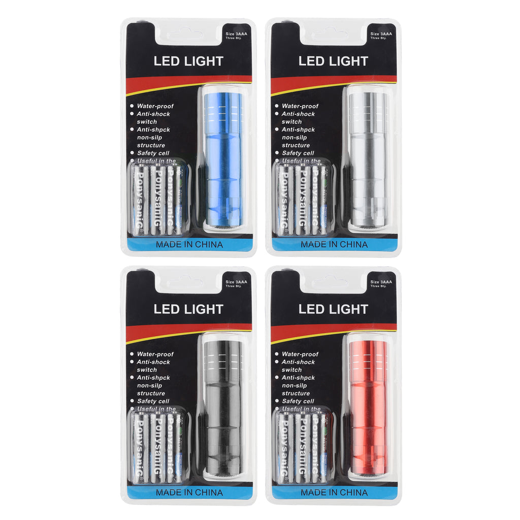 Buy Bulk LED Flashlights Mixed Colors — B2B Wholesale Emergency Lighting Supplier Canada CAD Pricing