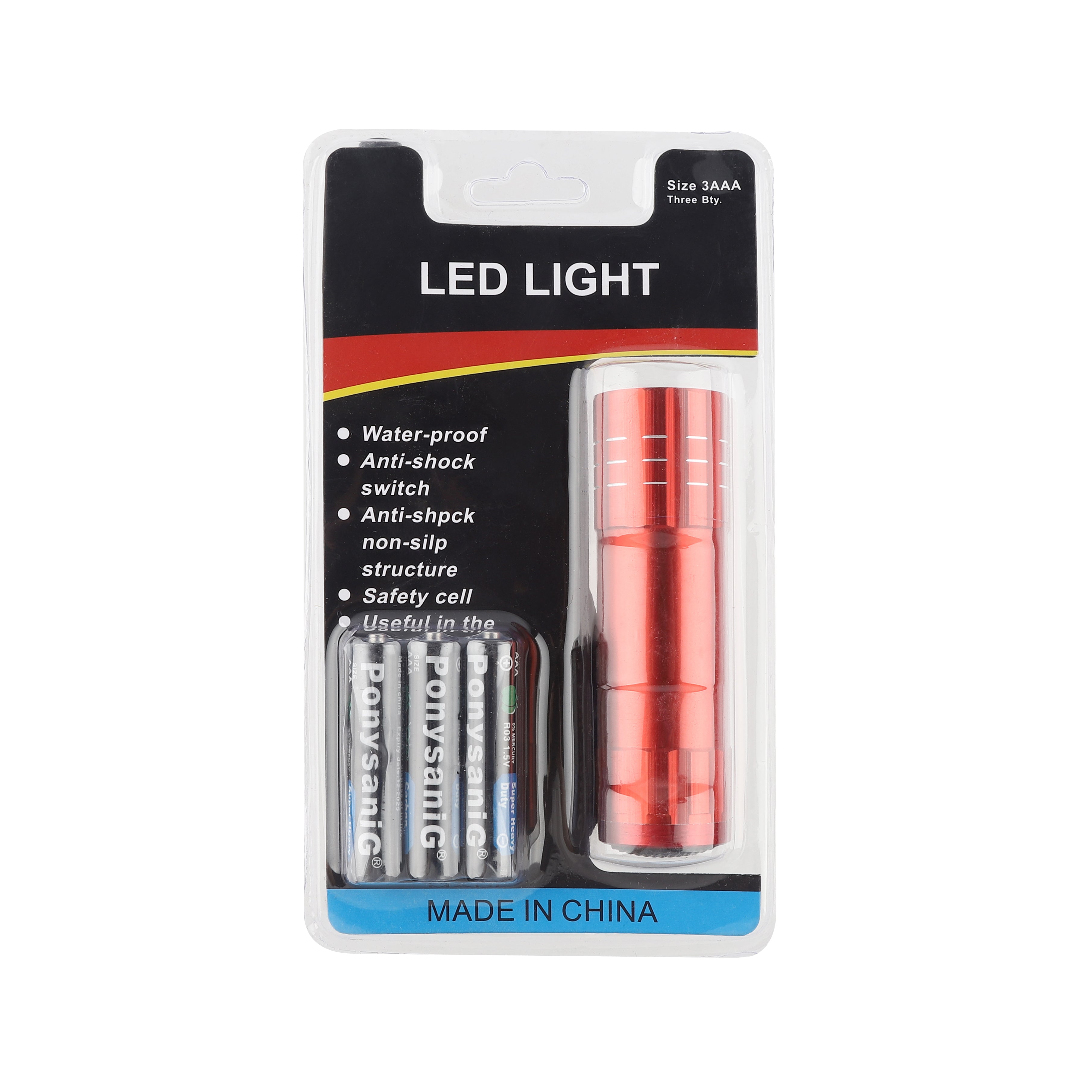 Order Wholesale LED Flashlight with Battery Mixed Colors — Buy Bulk Torches for Dollar Stores and Convenience Stores Canada