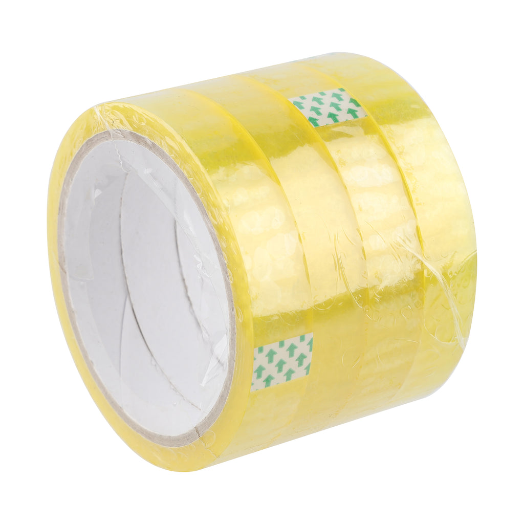 Clear Tape 4-Pack Blister 1.8x50m — Stock Up Wholesale Stationery Supplies for Convenience Stores Calgary Alberta