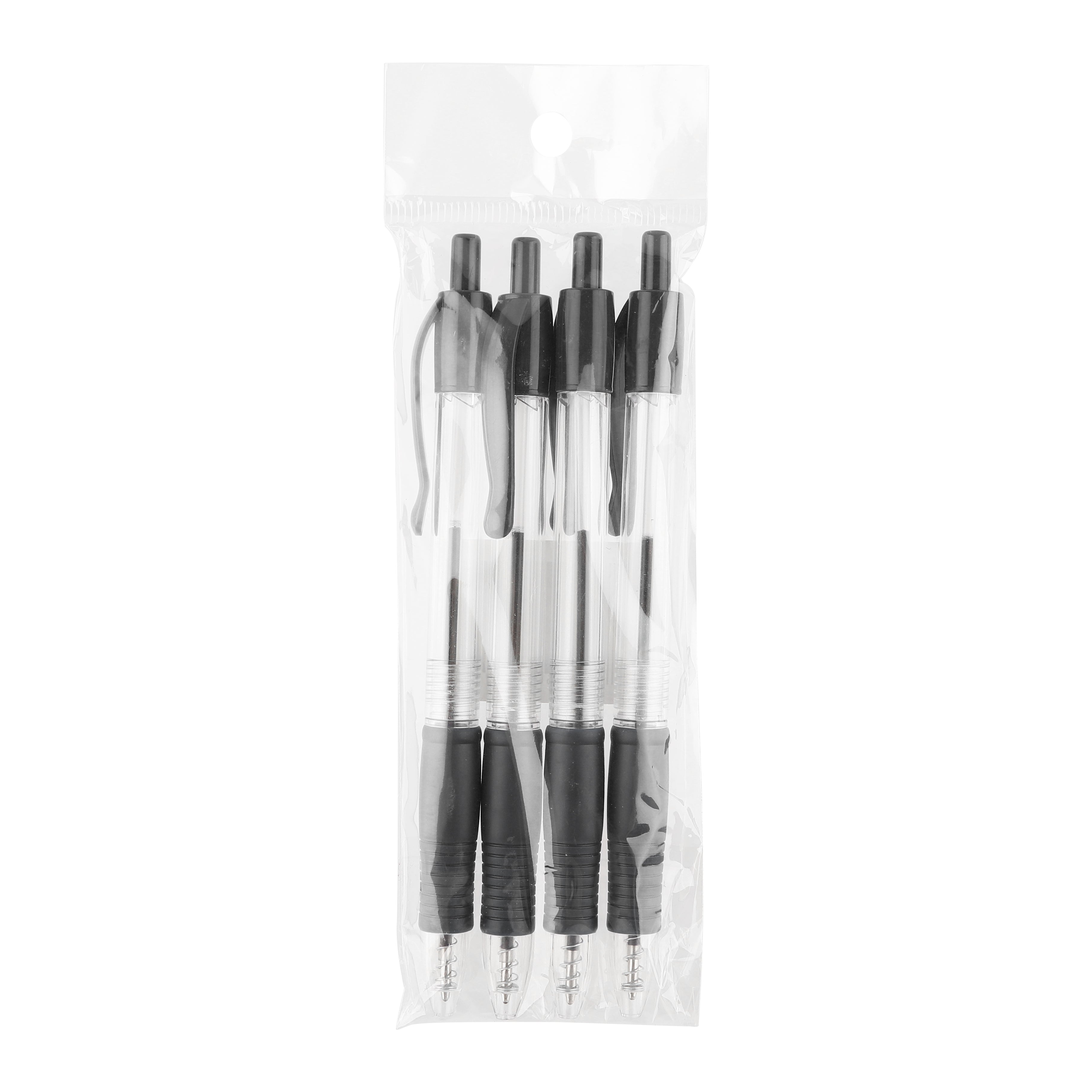 Wholesale Ballpoint Pen 4-Pack Black Blue — Bulk Pens for Offices and Schools Canada