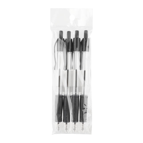 Wholesale Ballpoint Pen 4-Pack Black Blue — Bulk Pens for Offices and Schools Canada