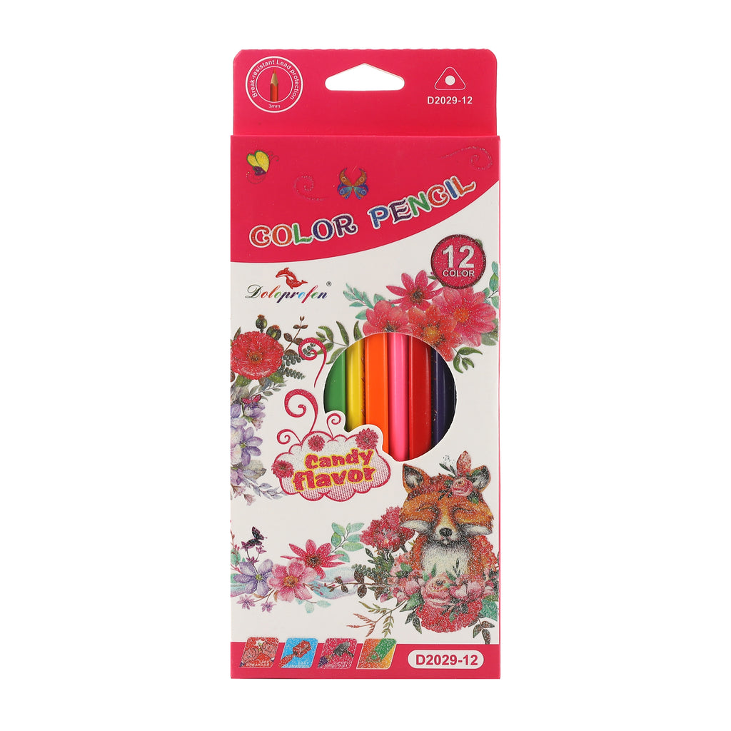 Colored Pencils 12pc Box Packaged — Wholesale School Art Supplies Calgary