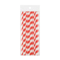 Buy Wholesale Paper Straws 25-Pack Mixed Colors 70cm — Bulk Eco Straws for Restaurants Canada