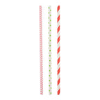 Bulk Paper Straws 25-Pack Assorted Styles — Wholesale Eco-Friendly Straws for Grocery Stores Canada