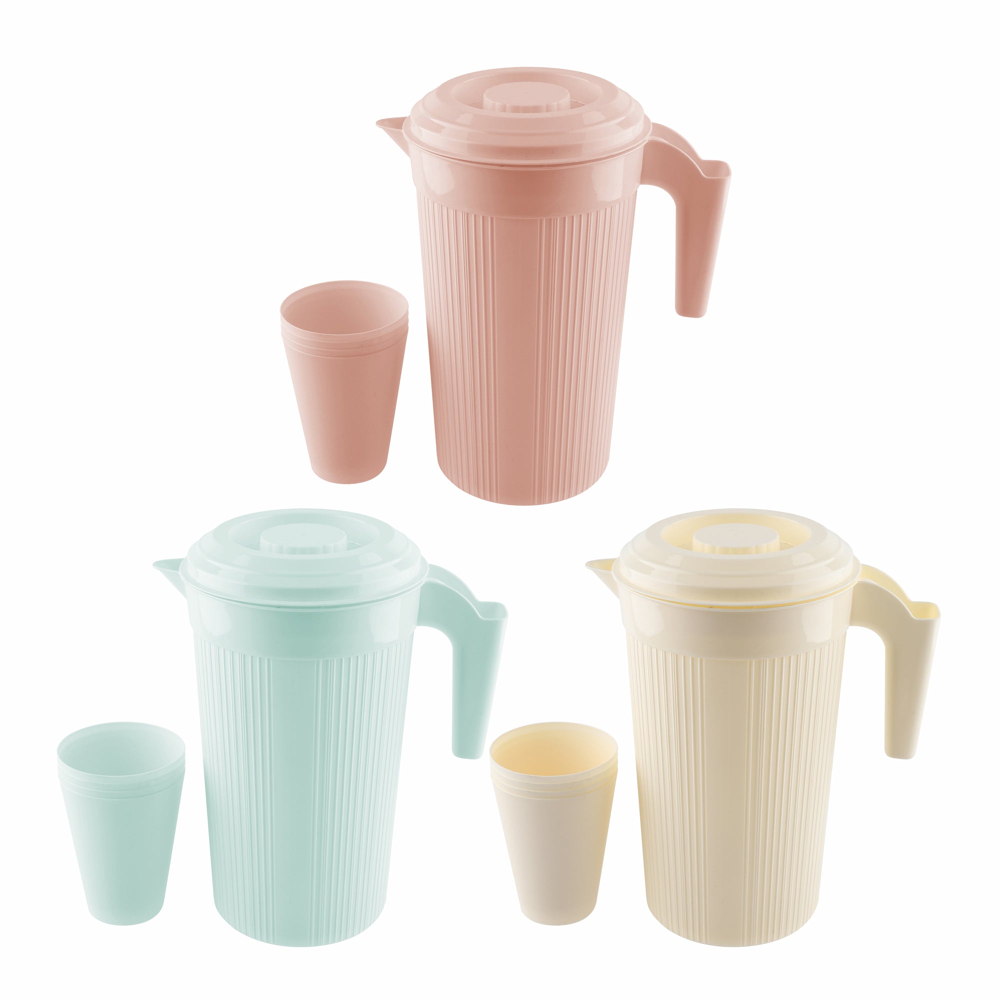 Order Wholesale Water Jug and 4 Cup Set 23x14cm — Buy Bulk Jug Sets for Offices and Restaurants Canada
