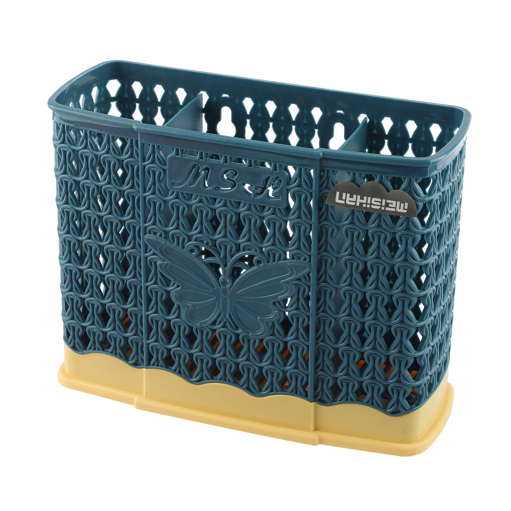 Buy Bulk Plastic Utensil Caddy 15x19x8cm — B2B Wholesale Kitchen Organizers Supplier Canada CAD Pricing