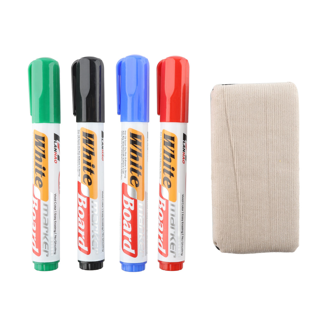 Bulk Erasable Whiteboard Markers with Eraser — B2B Wholesale Office Stationery Canada
