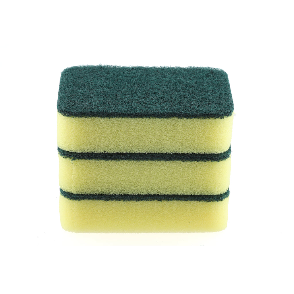 Kitchen Sponge 3-Pack Side View — Wholesale Restaurant Supplies Supplier Calgary Alberta Canada
