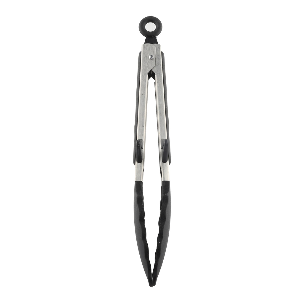 Stainless Tong Side View 24cm — Wholesale BBQ and Restaurant Supplier Calgary Alberta Canada