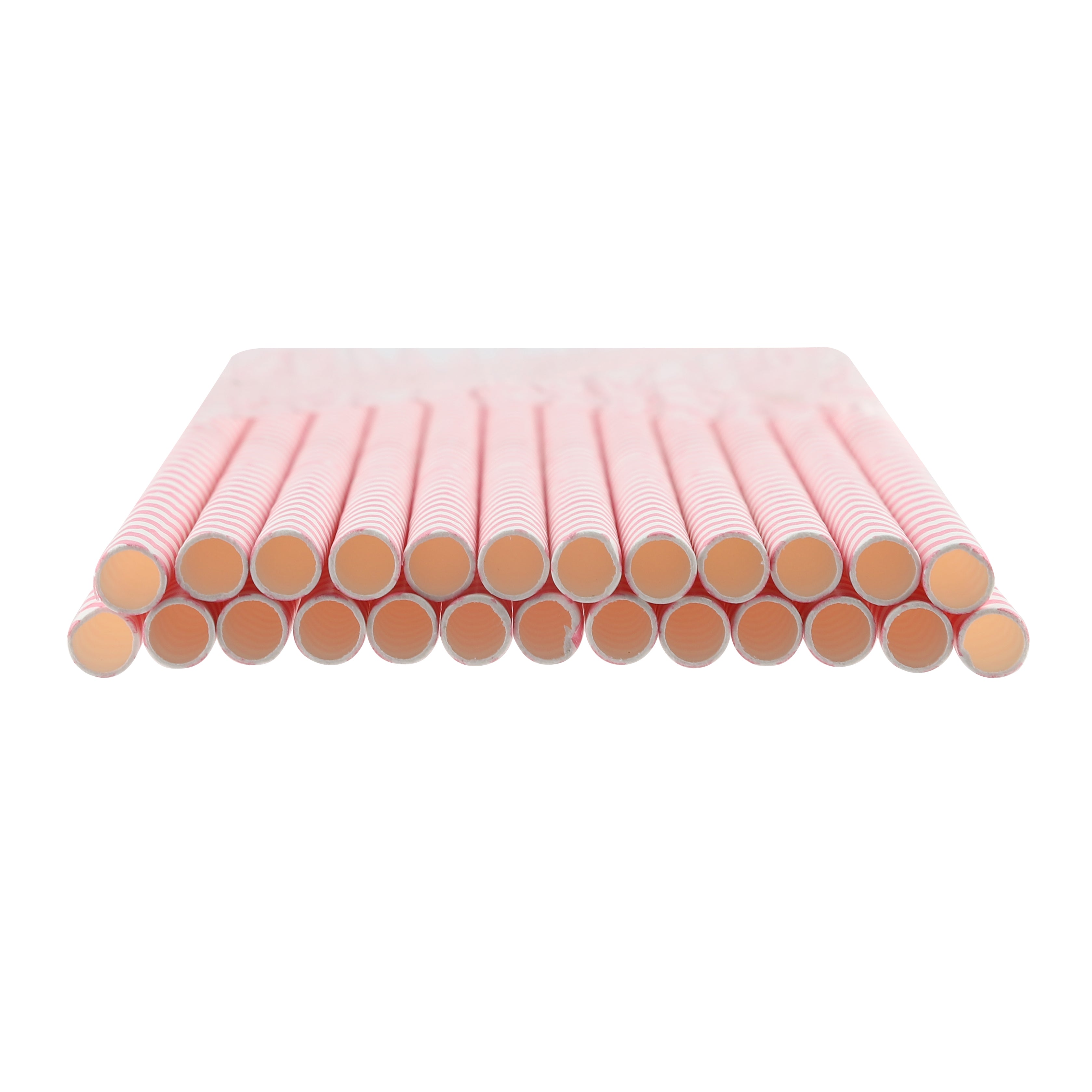 Colorful Paper Straws Close-Up Mixed Designs — B2B Wholesale Food Service Supplier Canada