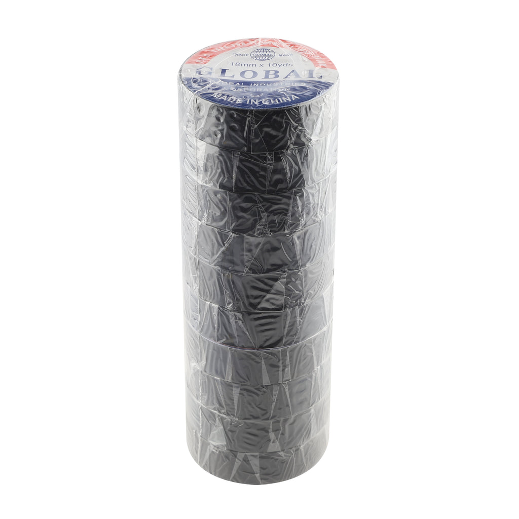 Order Wholesale Black Electrical Tape 10-Pack 18mm x 9m — Buy Bulk Tiger Head Tape for Hardware Stores Canada