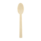 Bamboo Spoon 6pc Pack Packaged — Stock Up Wholesale Eco-Friendly Cutlery for Catering Companies Calgary Alberta