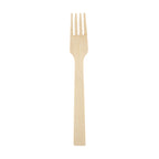 Bamboo Fork 6pc Pack Packaged — Stock Up Wholesale Eco-Friendly Cutlery for Grocery Stores Calgary Alberta