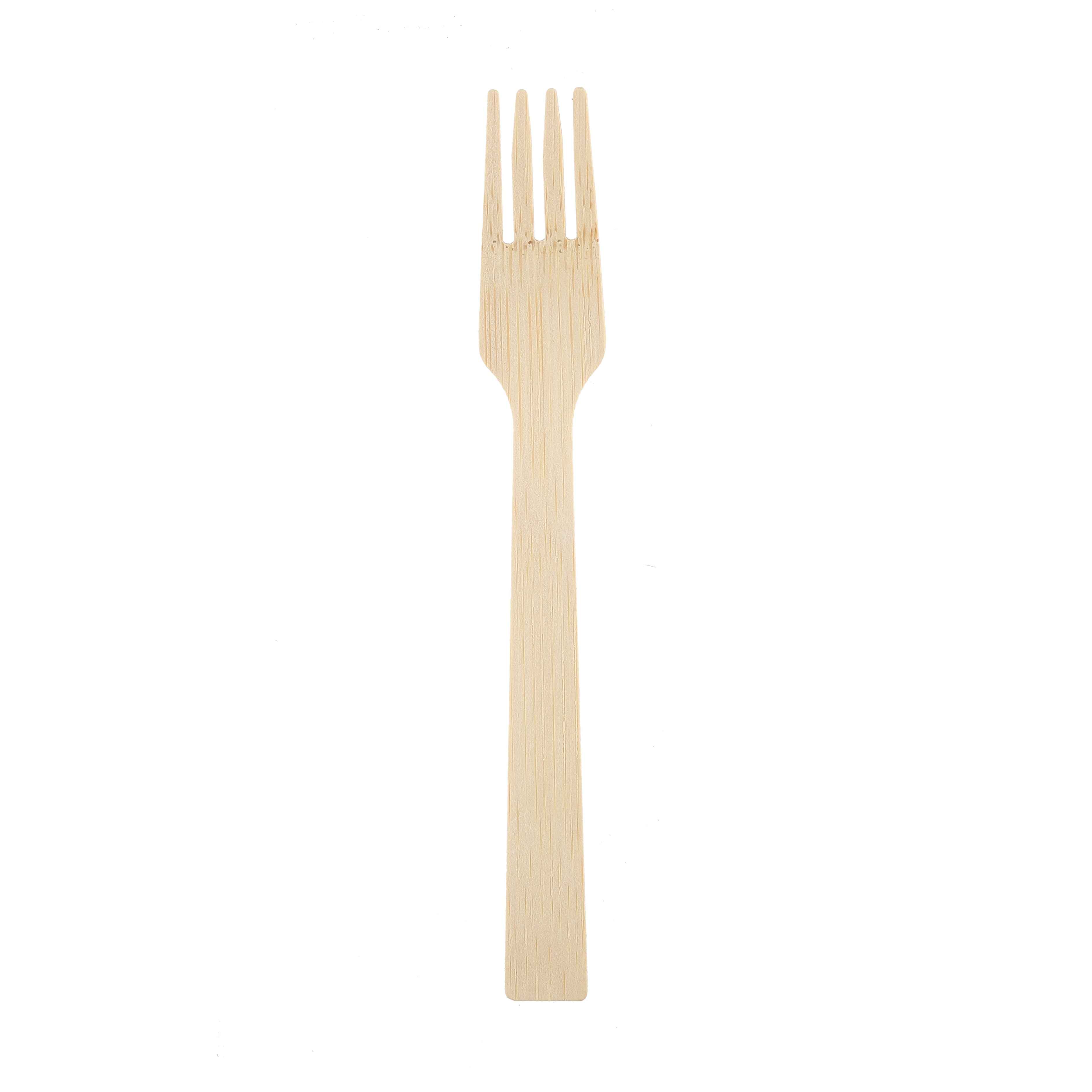 Bamboo Fork 6pc Pack Packaged — Stock Up Wholesale Eco-Friendly Cutlery for Grocery Stores Calgary Alberta
