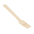 Buy Bulk Bamboo Forks 6-Pack Natural — B2B Wholesale Restaurant Utensils Supplier Canada CAD Pricing