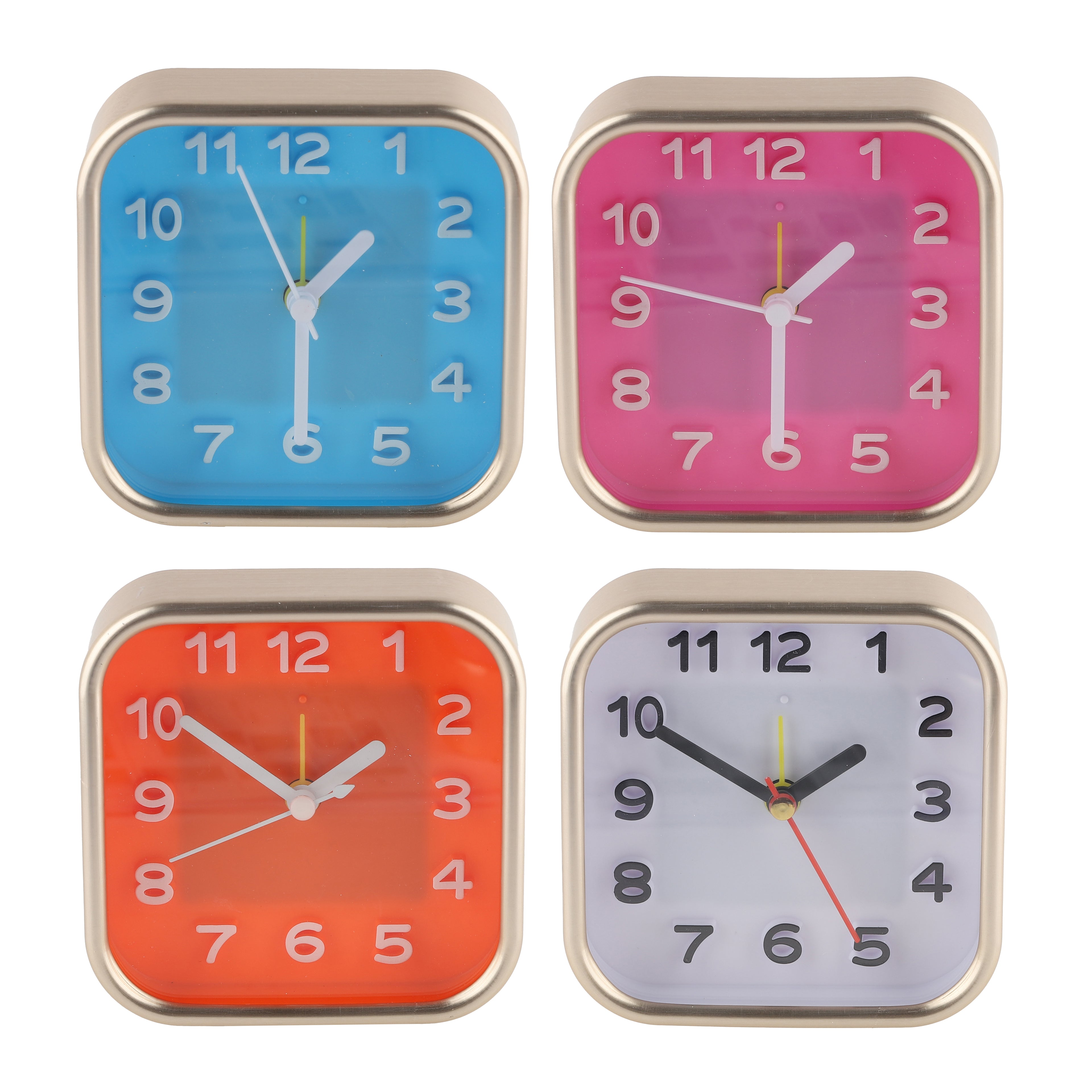 Square Alarm Clock Assorted Colors Packaged — Stock Up Wholesale Household Accessories for Grocery Stores Calgary Alberta