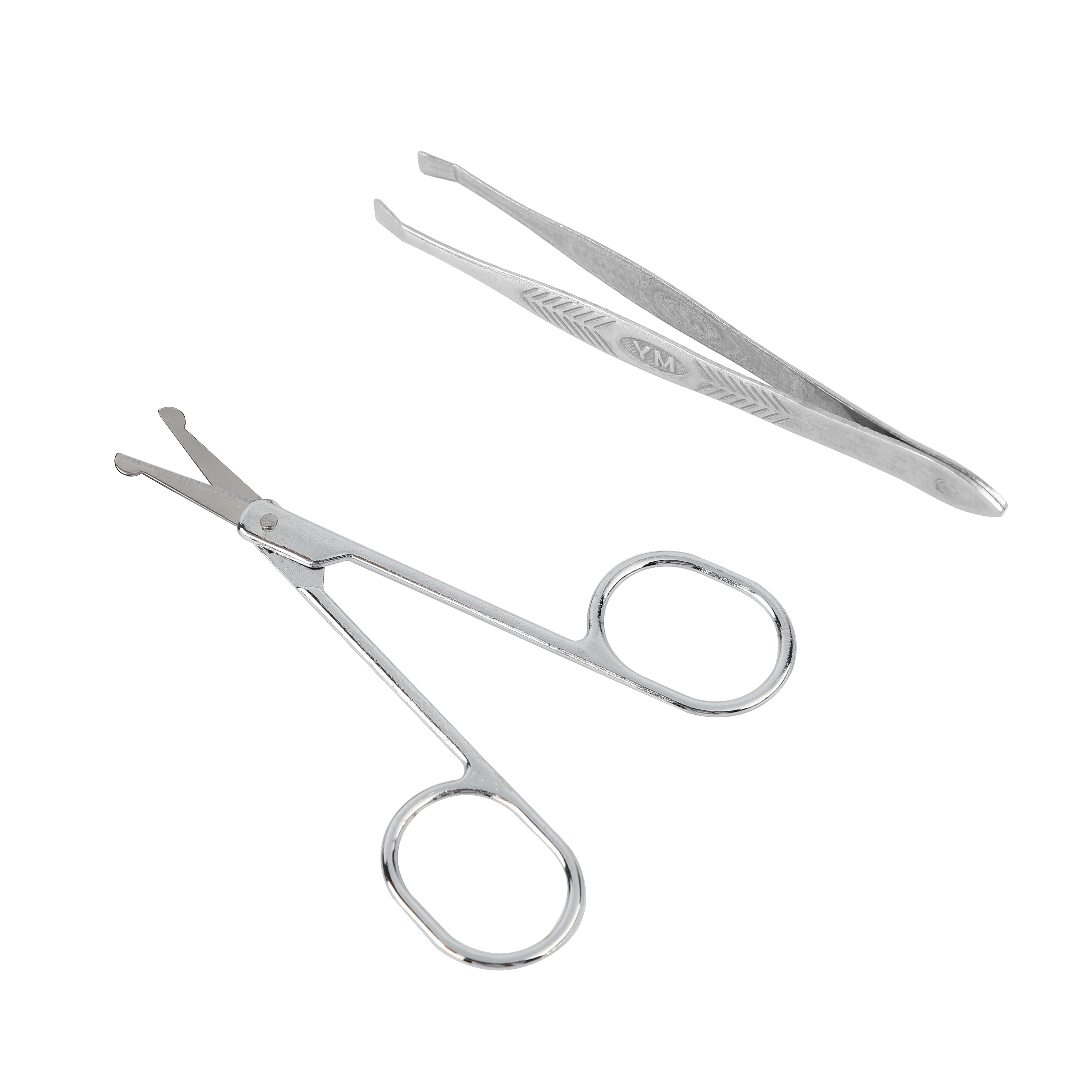 Nose Hair Clipper Eyebrow Clip 2pc Set Packaged — Stock Up Wholesale Personal Care for Convenience Stores Calgary Alberta