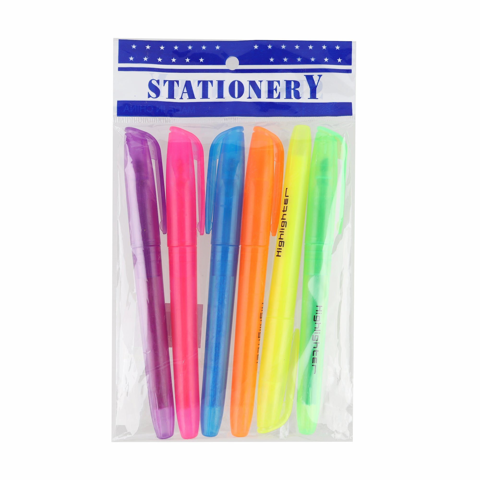 Wholesale Highlighters 6-Pack 6 Colors 14cm — Bulk Highlighter Pens for Offices and Schools Canada