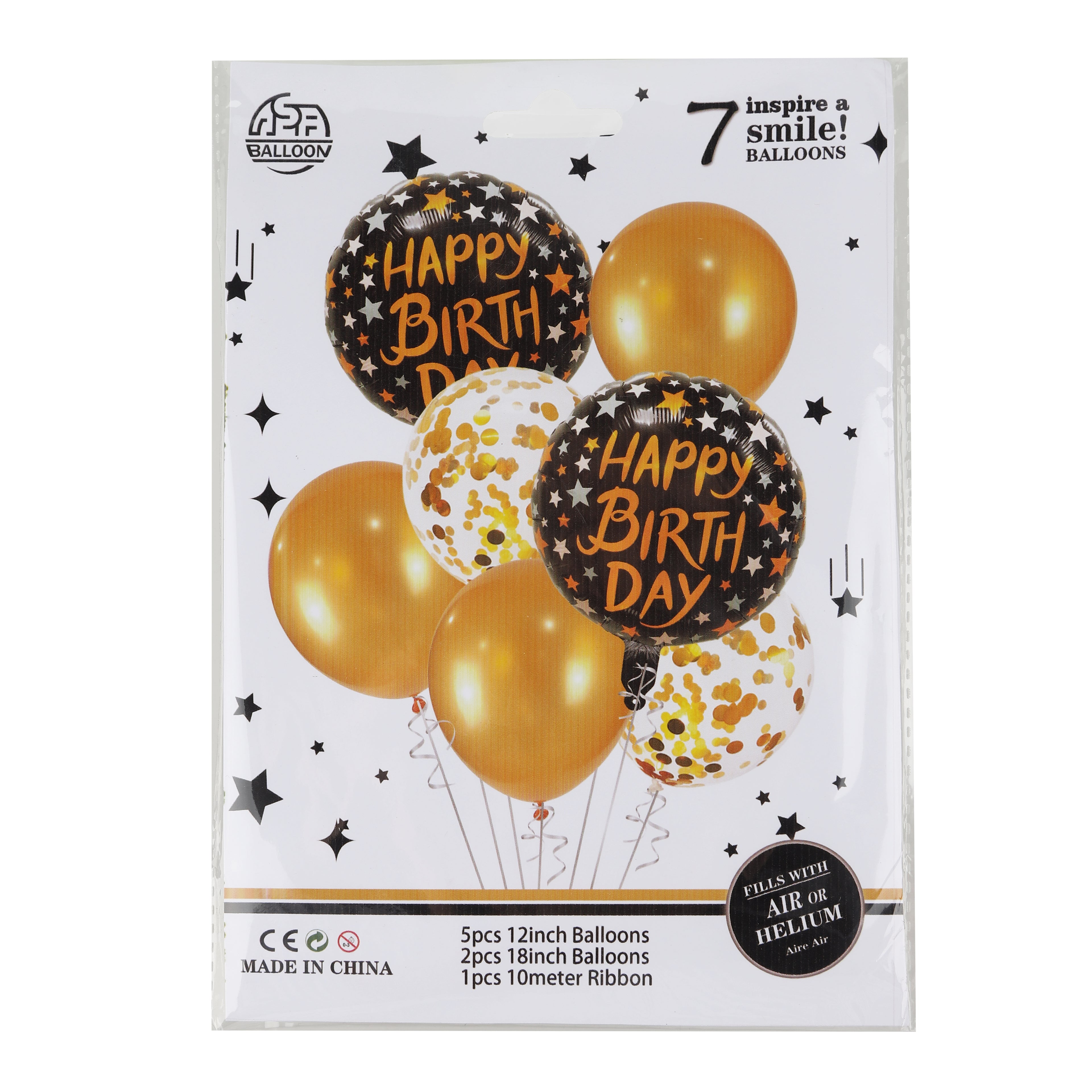 Buy Wholesale Party Balloon Set 7-Pack Mix 3 Designs — Bulk Party Balloons for Dollar Stores Canada