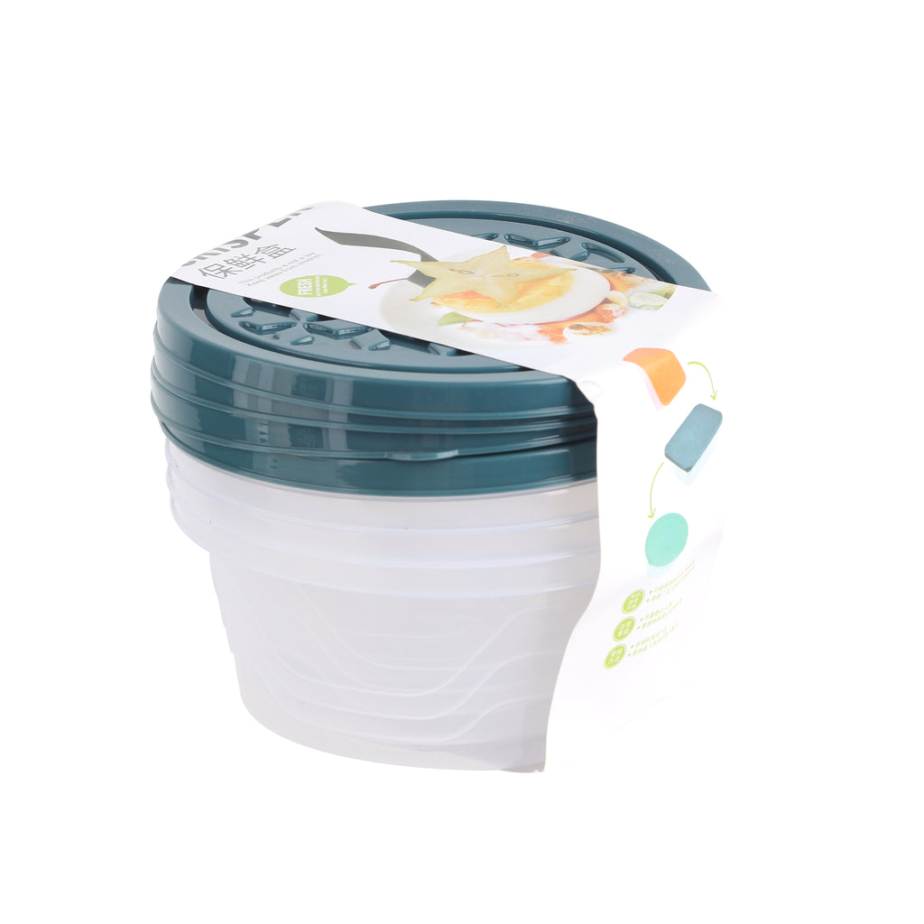 Food Container 4-Pack Stacked Display — Wholesale Catering Storage Supplier Calgary Alberta Canada