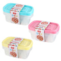 Order Wholesale Food Saver Box Set 3-Pack Small 8.5x8x11.5cm — Buy Bulk Small Food Containers for Restaurants Canada