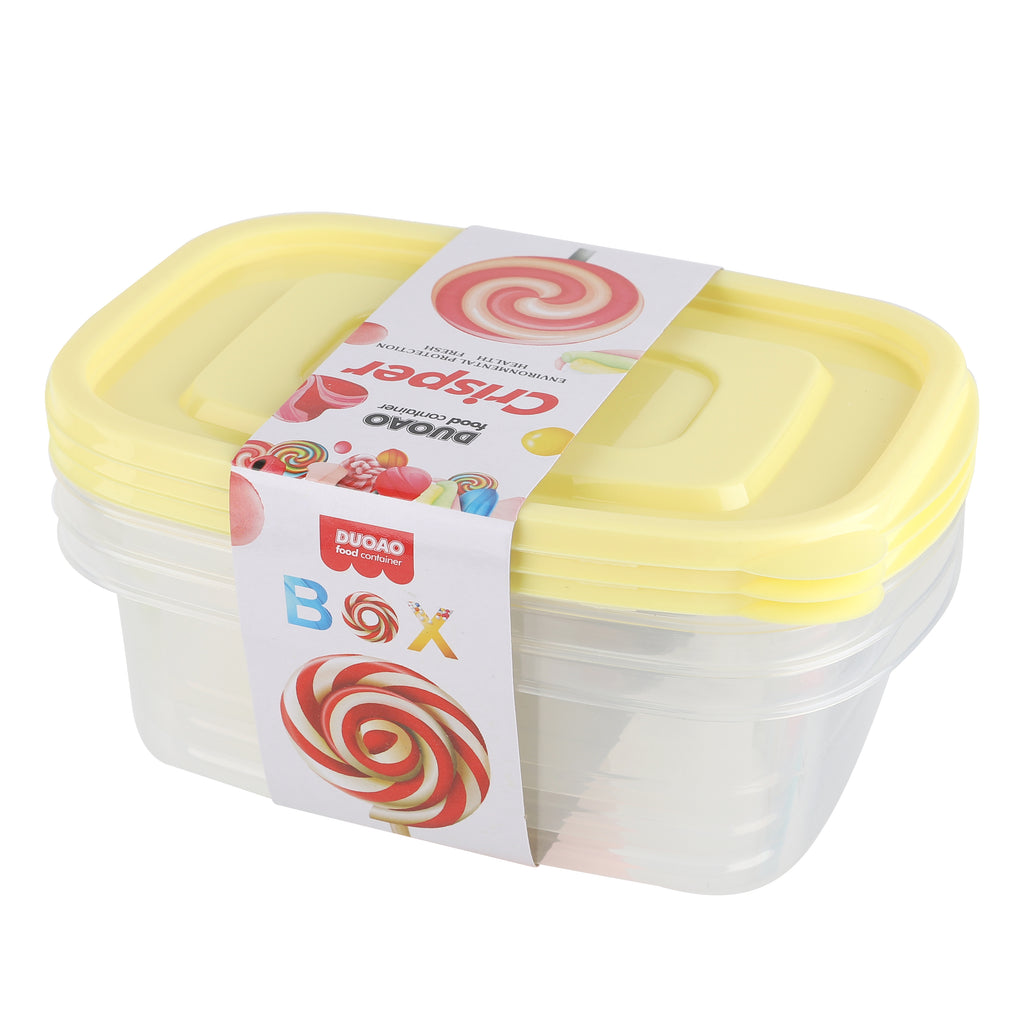Small Food Container Set Open View — Low Minimum Order Wholesale Kitchen Products Canada