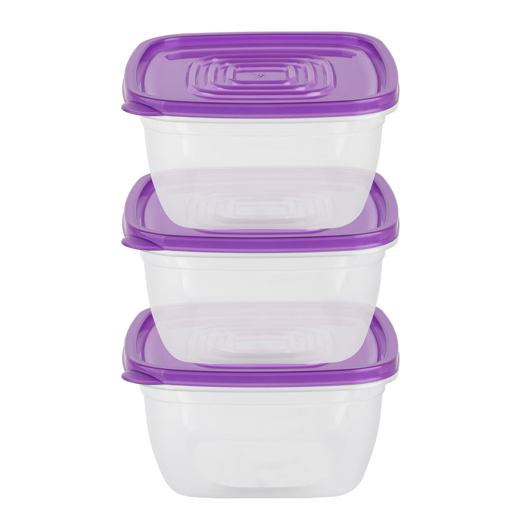 Large Food Container Set Stacked — Wholesale Office Kitchen Supplier Calgary Alberta Canada