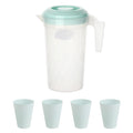 Order Wholesale Water Jug and 4 Cup Set Large 23.5x13.5cm — Buy Bulk Large Jug Sets for Offices Canada