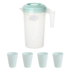 Order Wholesale Water Jug and 4 Cup Set Large 23.5x13.5cm — Buy Bulk Large Jug Sets for Offices Canada