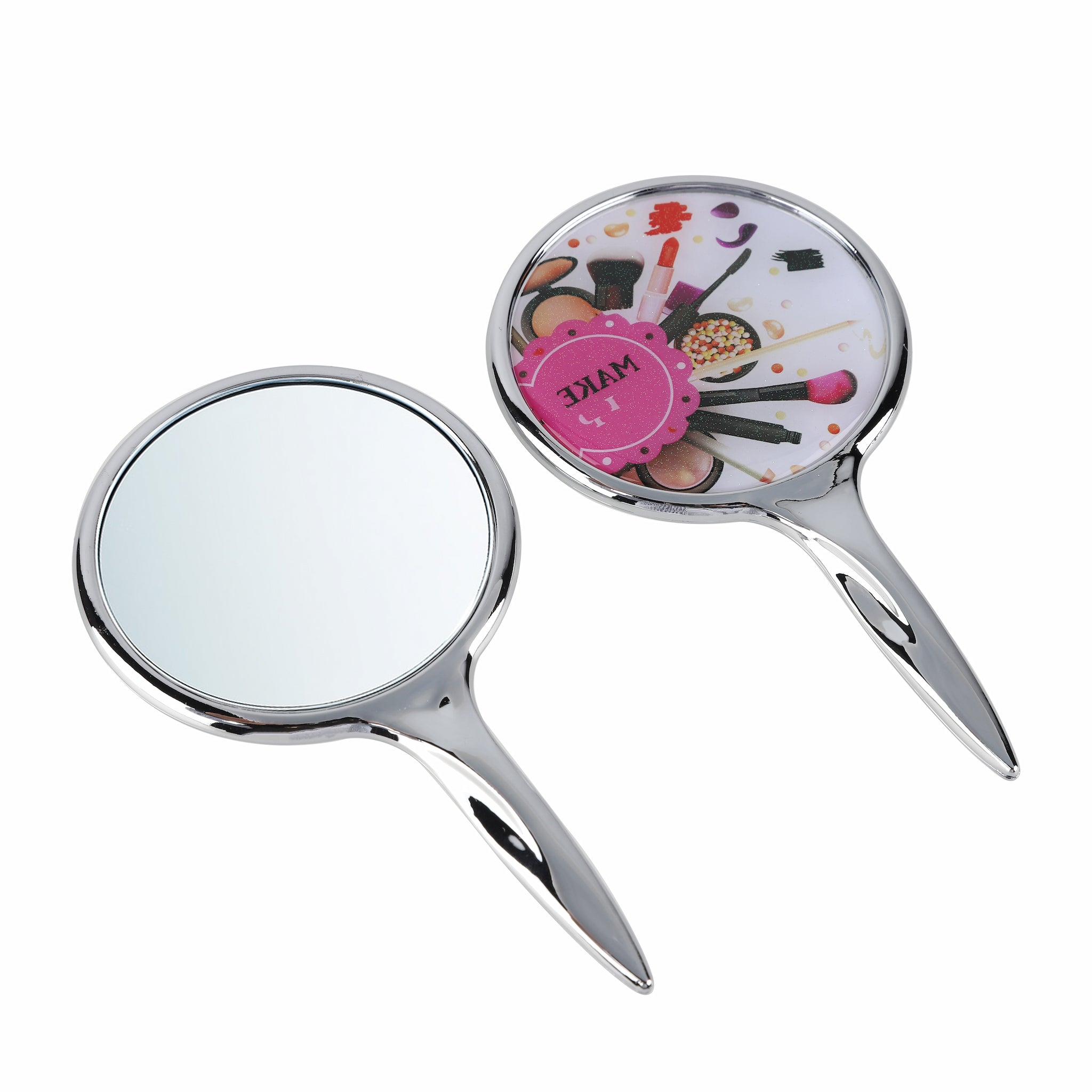 Pocket Mirror Open View Close-Up — Low Minimum Order Wholesale Beauty Products Canada