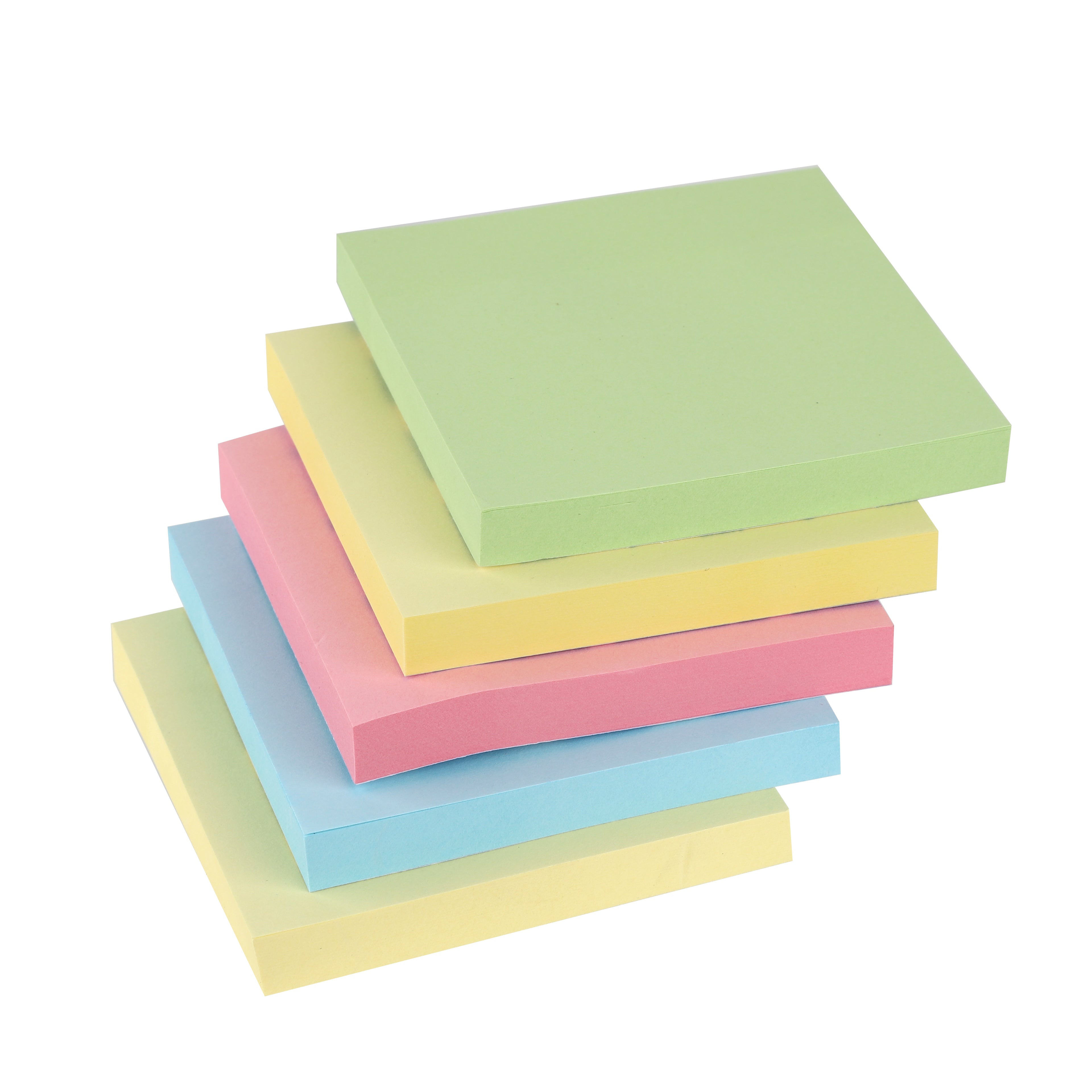 Multicolour Sticky Notes 5-Pack Packaged — Wholesale Office Stationery Calgary
