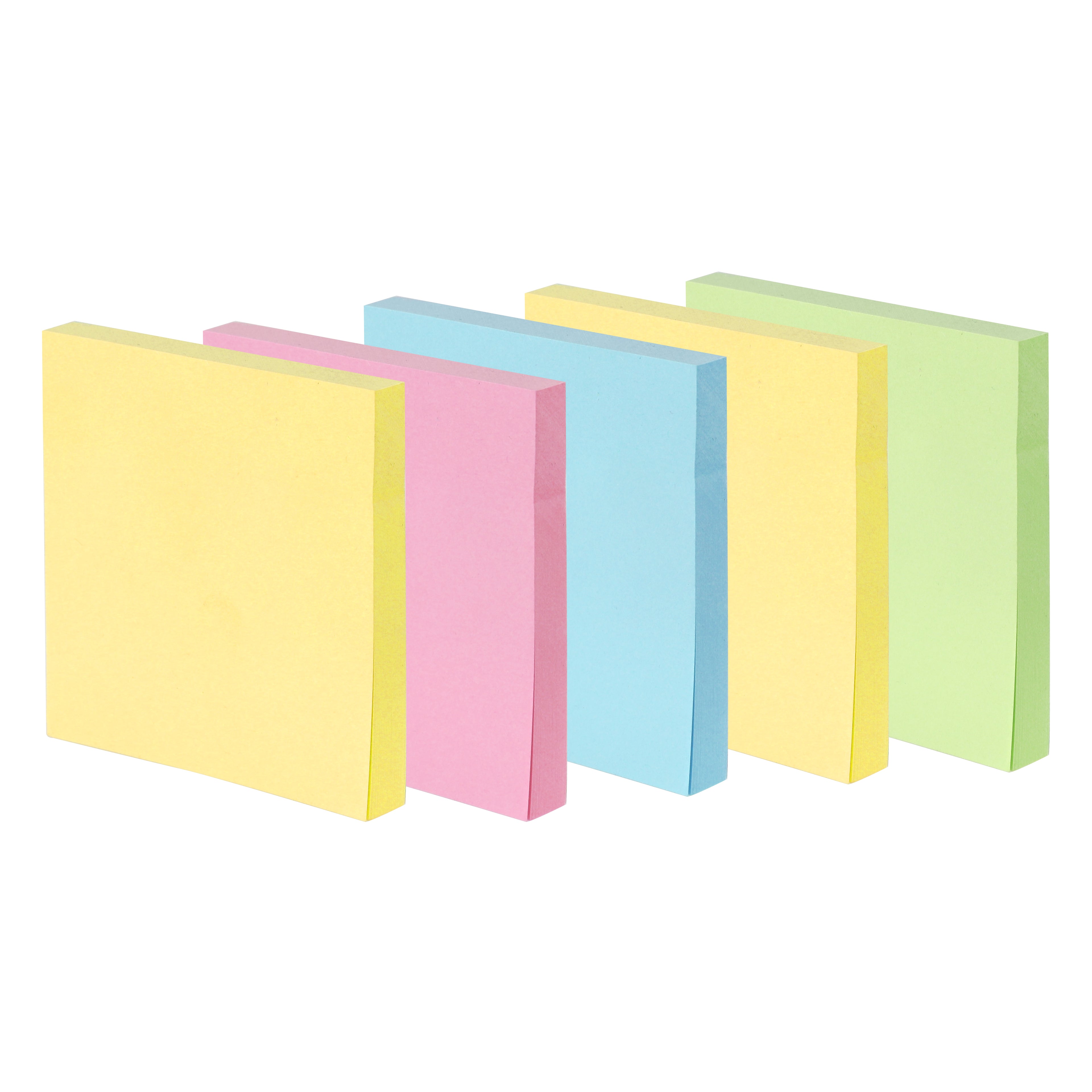 Bulk Coloured Sticky Notes 5-Pack 500 Sheets — B2B Wholesale Office Supplies Canada